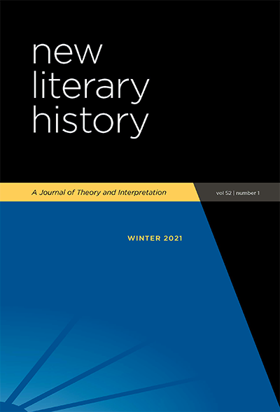 New Literary History: 52.1